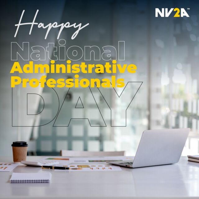 Today, we celebrate the backbone of our organization – our administrative professionals! Your dedication, efficiency, and tireless support keep NV2A running smoothly day in and day out. Thank you for all that you do to make our work possible. Happy National Administrative Professionals Day! 🌟 #AdminProfessionalsDay #NV2ATeam #Gratitude​