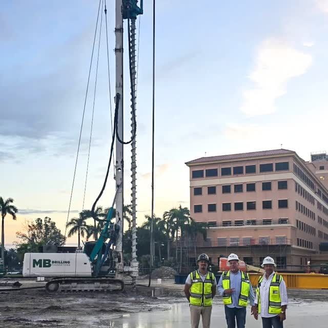 Exciting construction progress at the future Keeley Pavilion and Women's Cancer Center site! The NV2A team has been hard at work with test piles, concrete pours, and more. We're thrilled to bring this state-of-the-art facility to life for @baptisthealthsf !

#BuildingForTheFuture #HealthcareInnovation