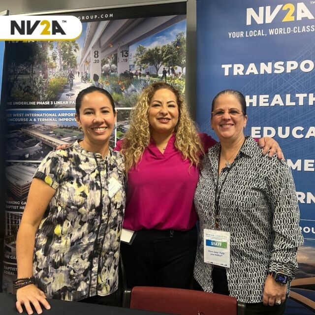 NV2A was honored to sponsor the COMTO Miami - Air, Land & Sea: Business Engagement Symposium & DTPW Industry Forum, featuring insightful discussions with leadership representing MIA, GMX, PortMiami, and other key agencies! We are grateful for the recognition and proud to support the growth of our transportation industry alongside such a talented group of professionals. Looking forward to more opportunities to collaborate and innovate! ​

#NV2A #COMTO #DTPW #MiamiTransportation #IndustryLeaders

@comtomiamichapter