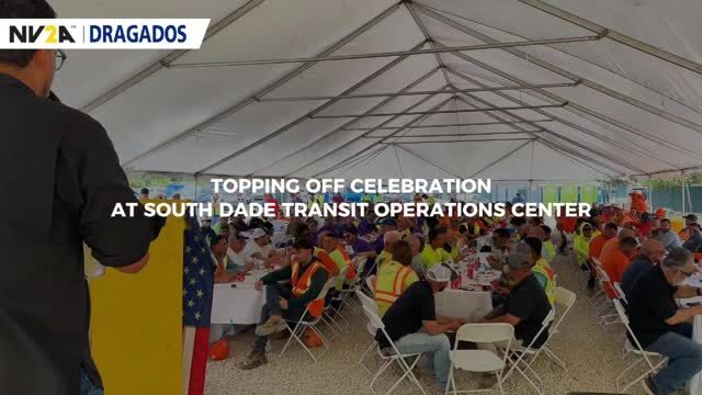 The NV2A Dragados JV team recently gathered to celebrate a major milestone at the South Dade Transit Operations Center. This Topping Off marks more than progress—it’s a tribute to the incredible people who make it all happen. Thank you to every crew member, partner, and team player. Here’s to what we’ve built so far—and all that’s ahead.

#dragadosusa
@flatirondragados
@wsp.usa
@perezperezarchitects
@gomiamidade

#SDTOC #TransitTransformation #ToppingOff #ConstructionMilestones #NV2ABuilds #Dragados #BuildingSouthFlorida #ConstructionCommunity